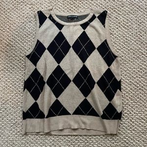 Black and Tan vest - size L